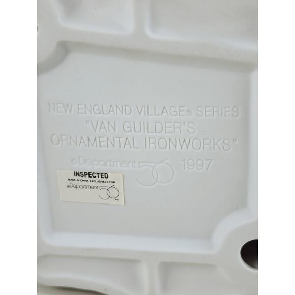Department 56 Van Guilder's Ornamental Ironwork New England Village 1997 w/ Box - Picture 14 of 16